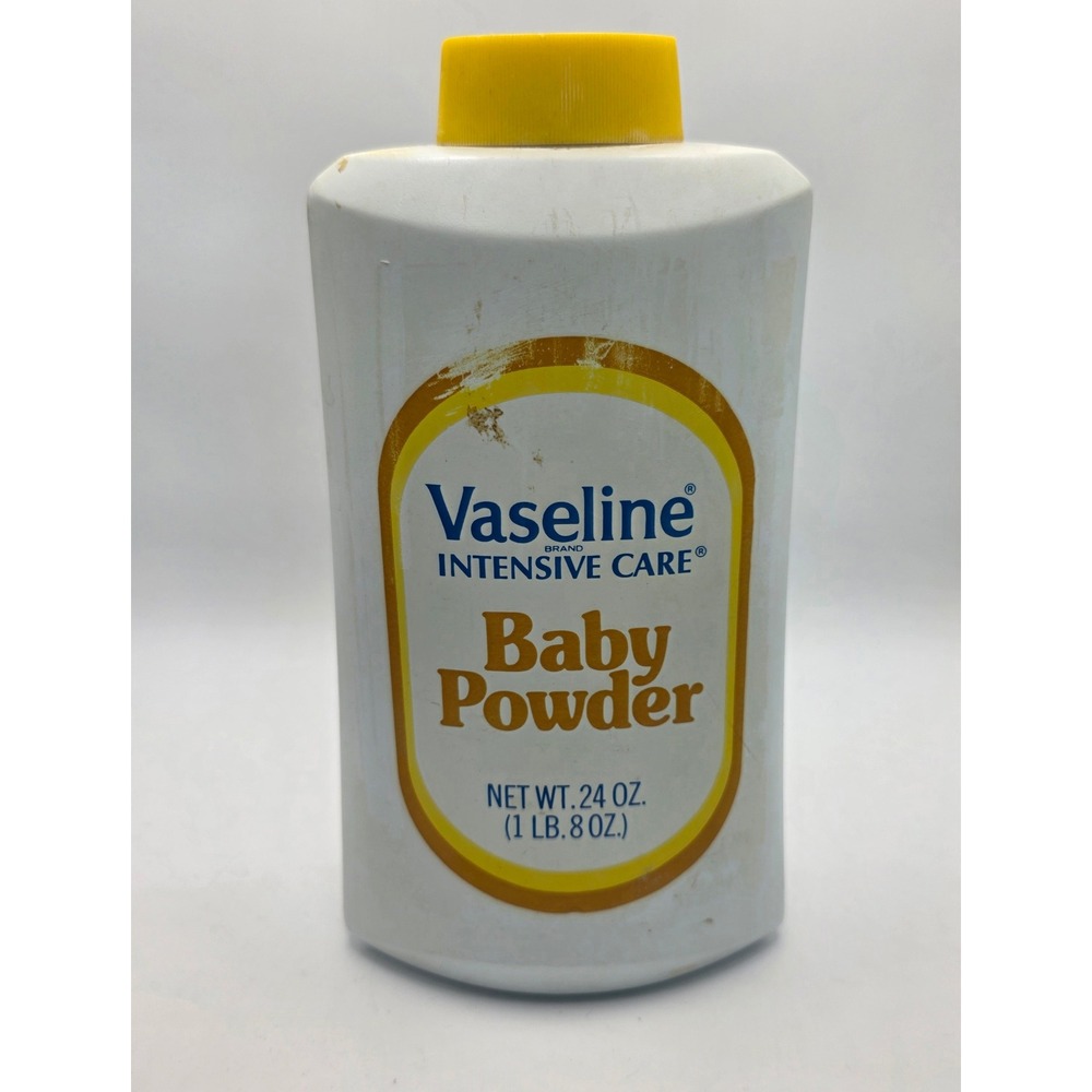 Vintage Vaseline Intensive Care Baby Powder with Talc 24 oz Full Not Sealed